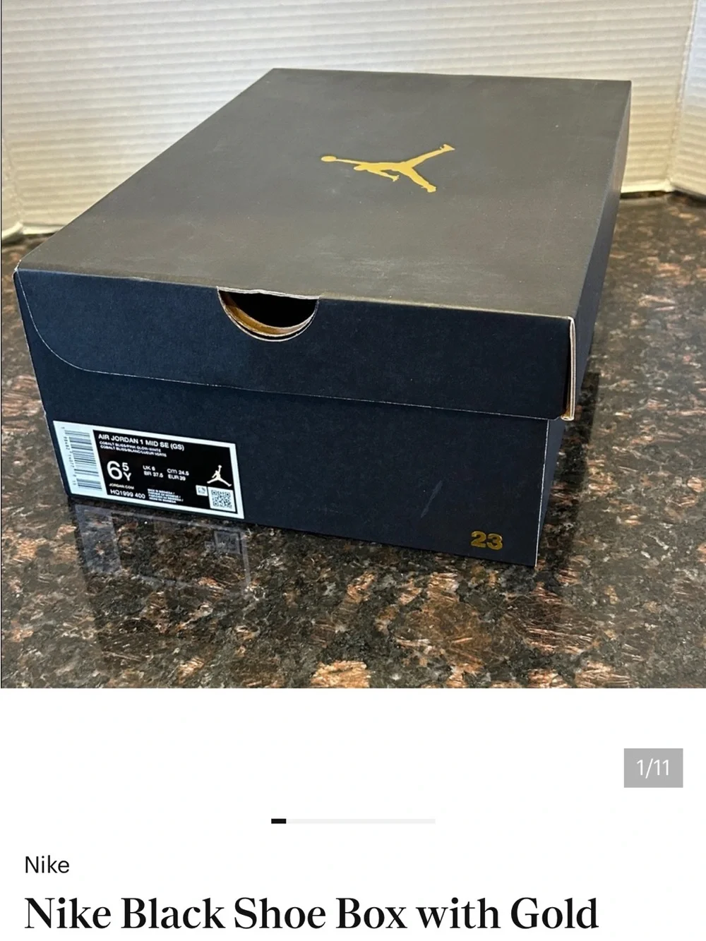 Jordan Kids High-Top Sneakers in Light Blue, White & Black